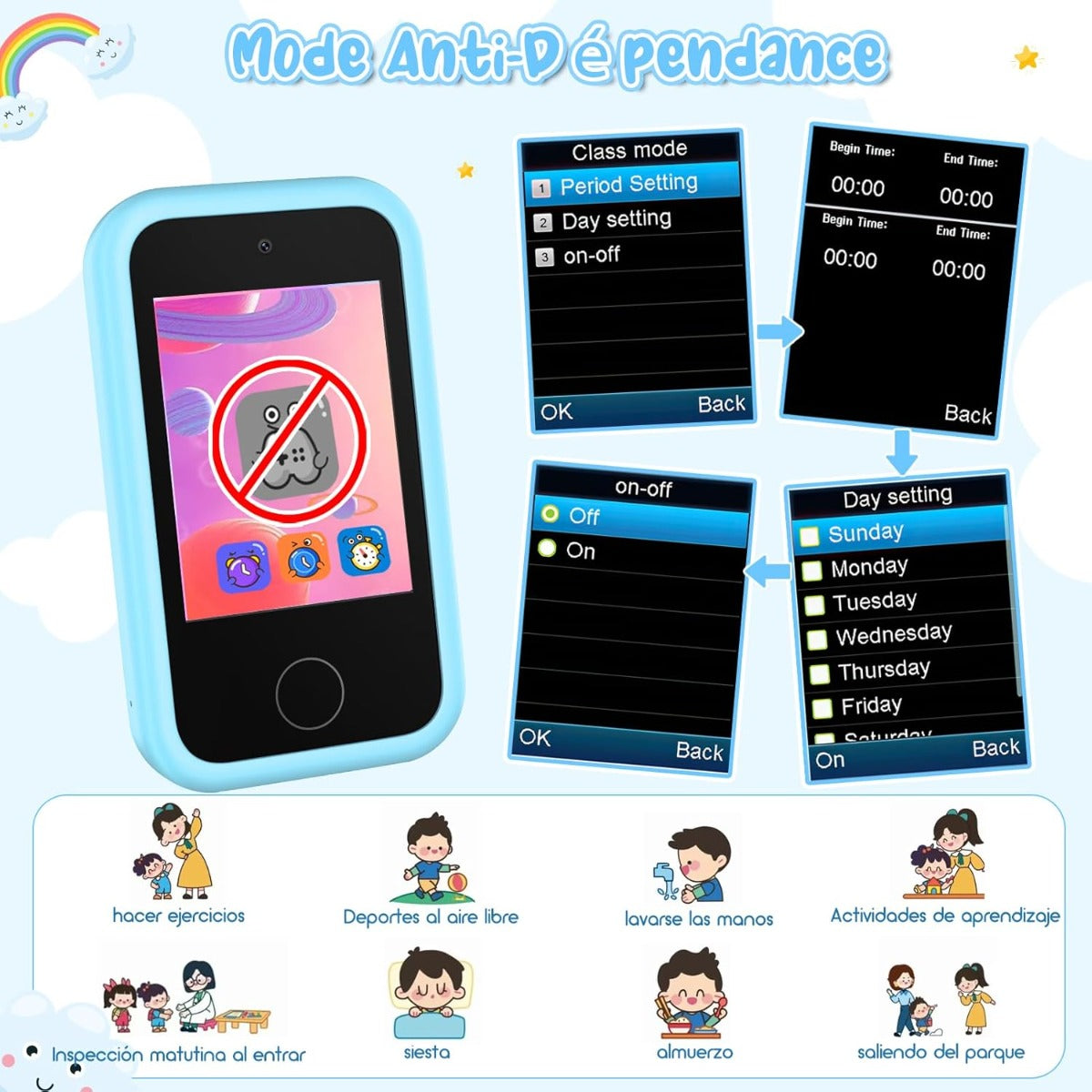 Telefono per Bambini con Design Cartoon
