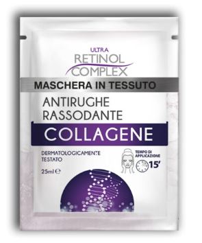 Maschera Viso in Tessuto con Collagene - 25 ml