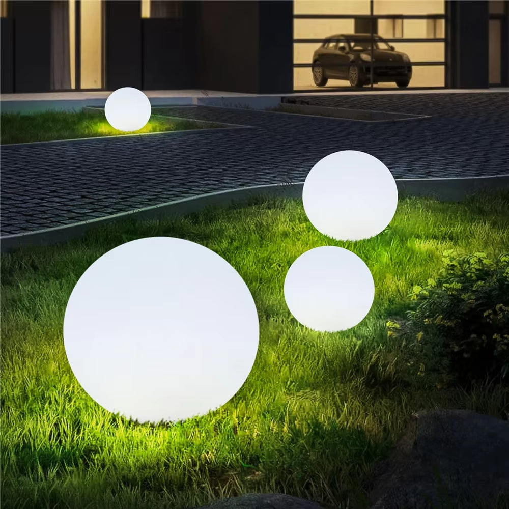 Lampada Sfera da Giardino 50cm per Esterno e Interno, Design Moderno