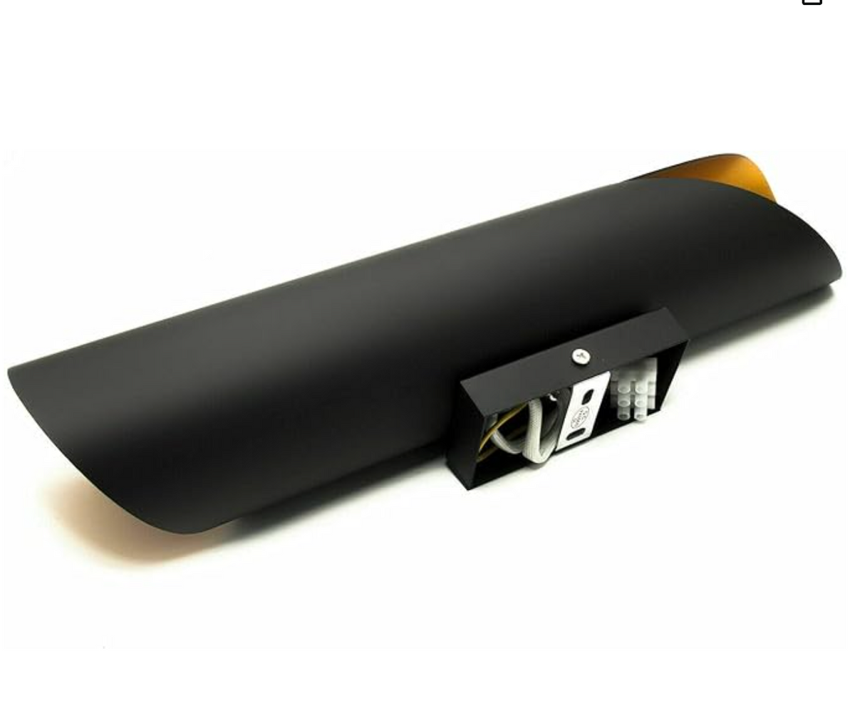 Applique Moderna da Parete E31-N - Lampada LED con Design Elegante (nero)