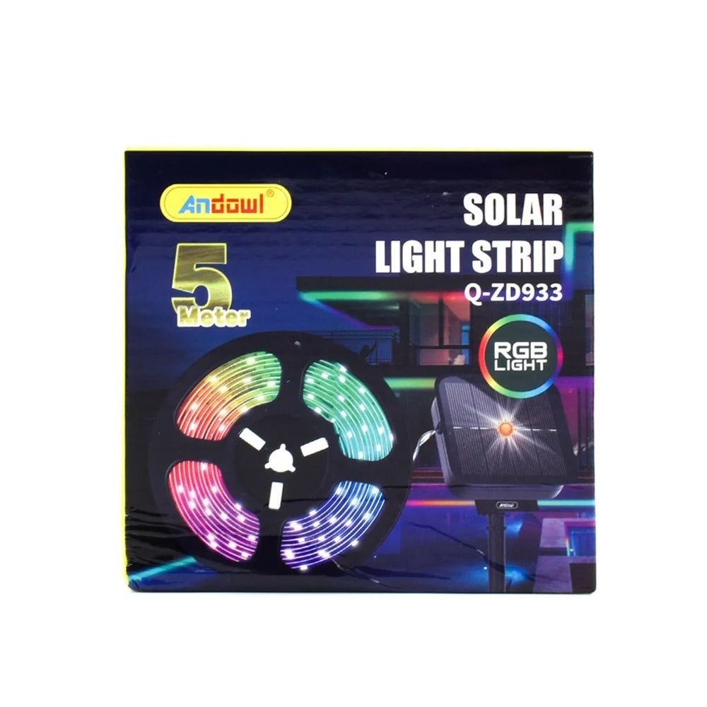 Striscia LED RGB solare 5m Andowl Q-ZD933