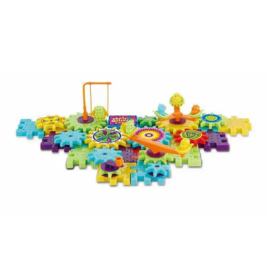 Costruzioni per bambini blocchi di apprendimento in plastica ad incastro multicolore 81 pezzi