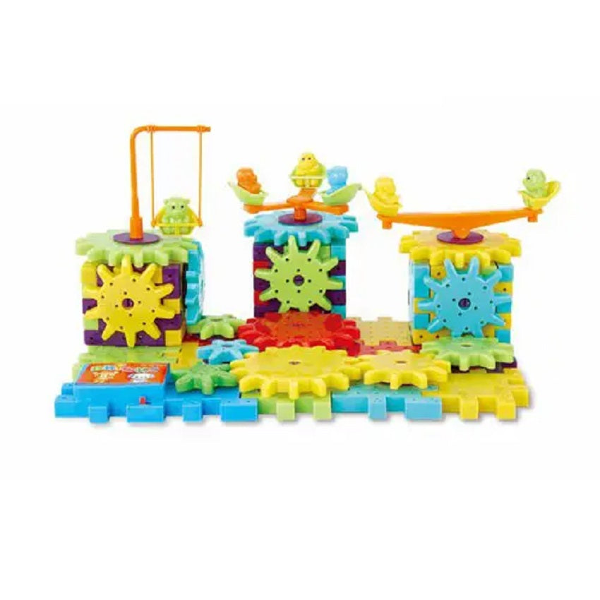 Costruzioni per bambini blocchi di apprendimento in plastica ad incastro multicolore 81 pezzi