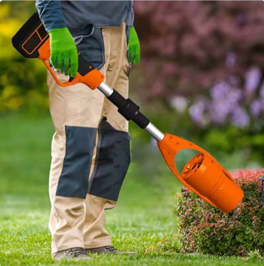 Soffiatore a Vento Alto Wireless con Batteria al Litio Ricaricabile 24V - Potente Soffiaggio per Polvere e Foglie da Giardino