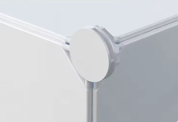 Armadio Guardaroba Modulare a 10 Cubi con Ante – Appendiabiti Personalizzabile per Abiti, Scarpe e Accessori – Struttura in Metallo e Plastica Resistente – Bianco