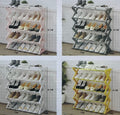 Scarpiera a 5 Ripiani in Legno – Organizzatore Salvaspazio per Scarpe, Stivali e Accessori...- col. nero