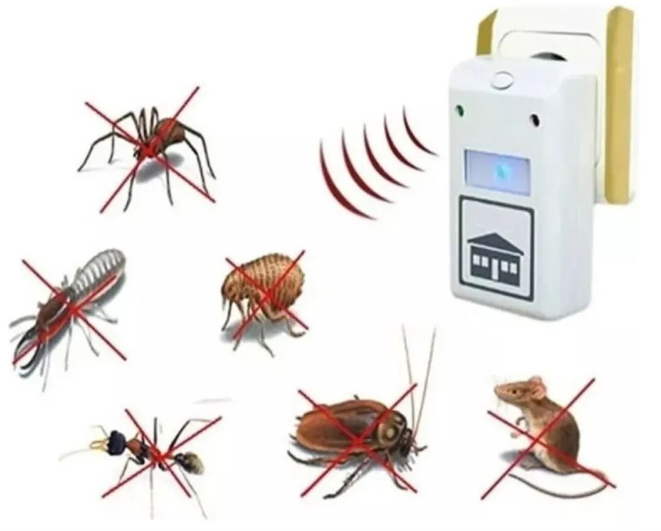 Dispositivo Repellente Ultrasuoni da Interno – Allontana Roditori, Topi, Ratti, Talpe, Formiche e Ragni
