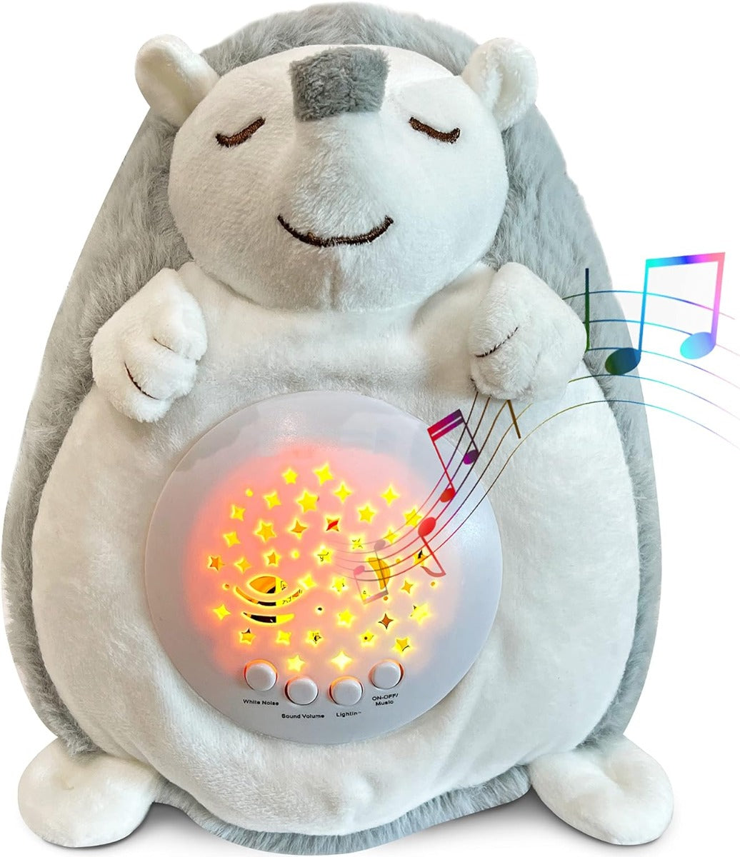 Riccio di Peluche con suoni e luci Proiettore Antibuio Spikey