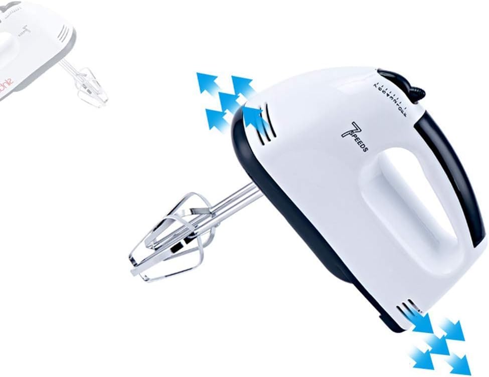 Sbattitore elettrico 2 in 1 a con supporto, a 7 velocità e ciotola da 2 litri