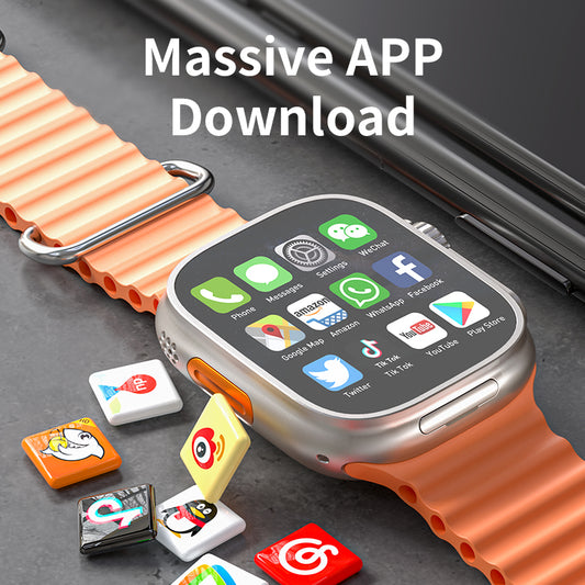 Z55-66 Ultra Smartwatch: Orologio Impermeabile con Schermo HD da 1.92  Pollici e Ricarica Magnetica