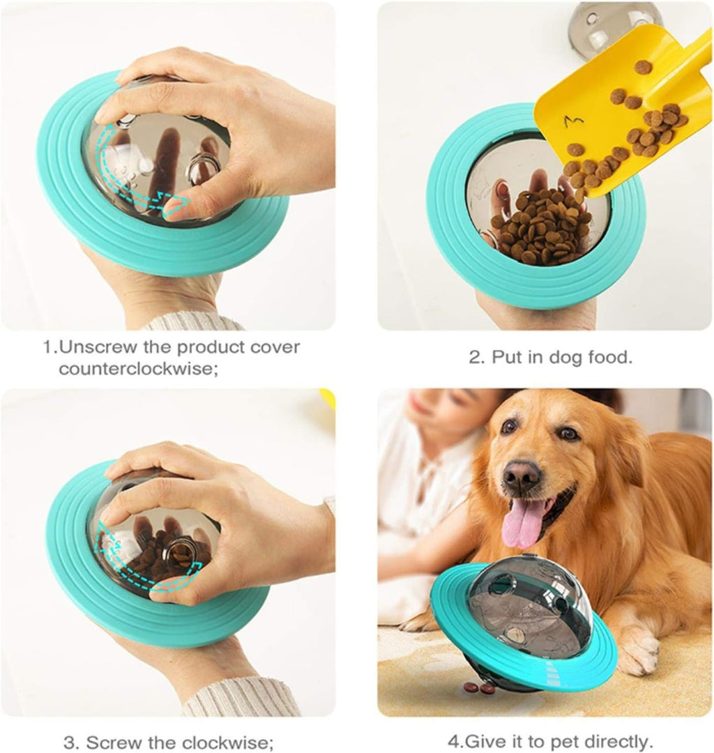 Ciotola gioco cane frisbee cibo per cani giocattolo cane interattivo ed educativo