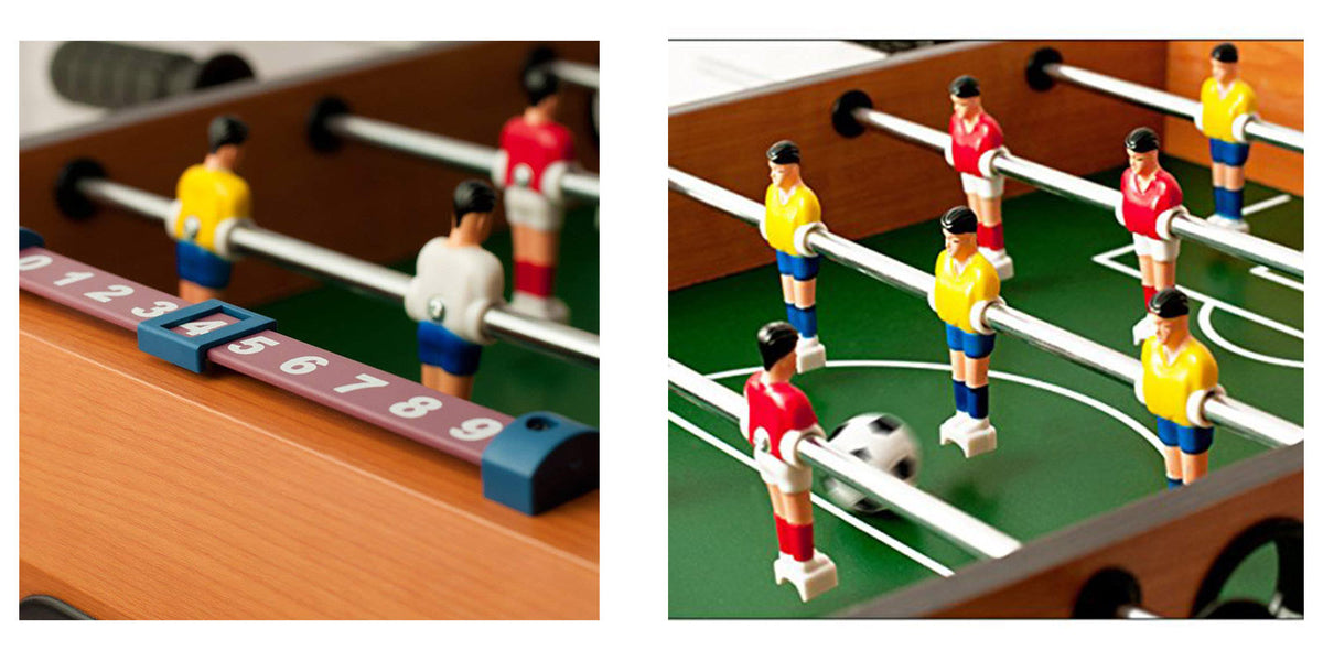 Calcio balilla biliardino in legno gioco calcio 80x35x65 calcetto per bambini