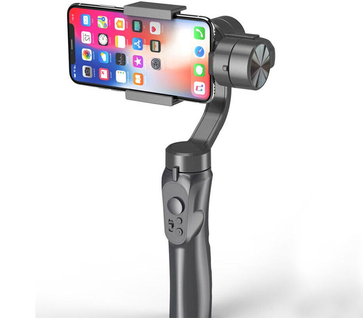 Stabilizzatore a 3 assi per smartphone manico telescopico con treppiede q-ytf6