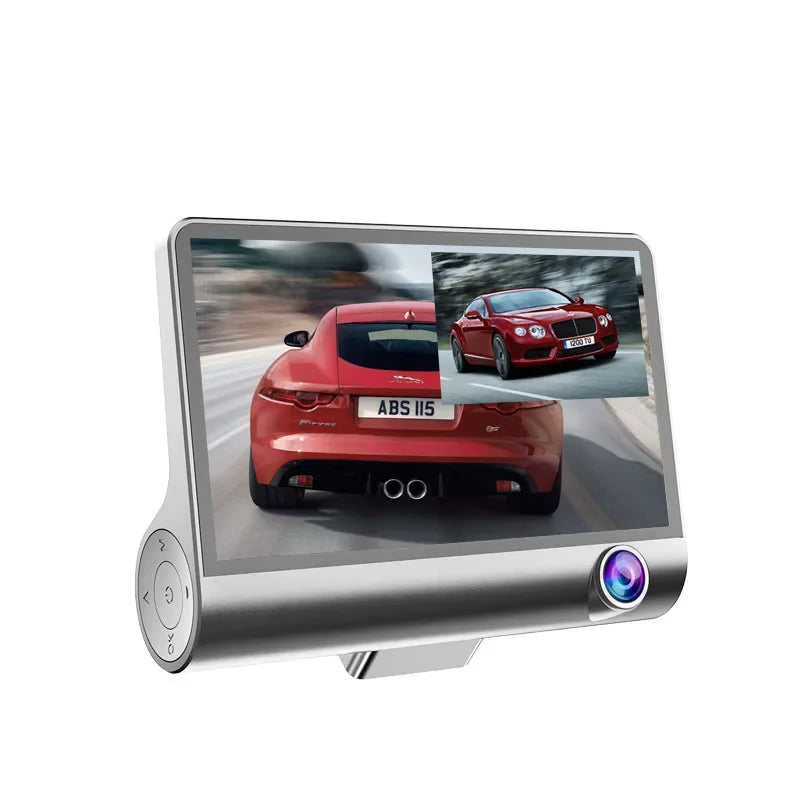 Telecamera Dash Cam anteriore/posteriore a doppia Lente Registratore DVR per Auto