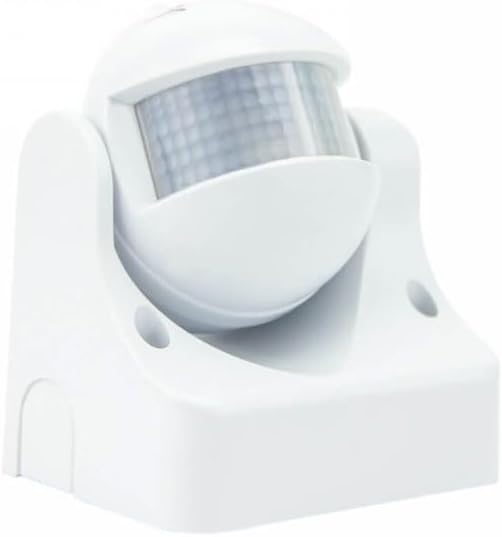Sensore di Movimento PIR Infrarossi Crepuscolare 180° | Rilevamento fino a 12m, Attivazione Automatica Luce