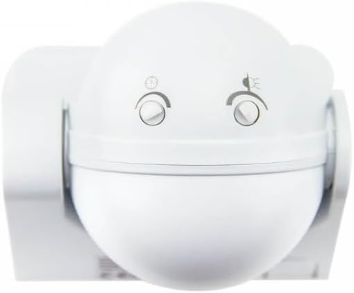 Sensore di Movimento PIR Infrarossi Crepuscolare 180° | Rilevamento fino a 12m, Attivazione Automatica Luce