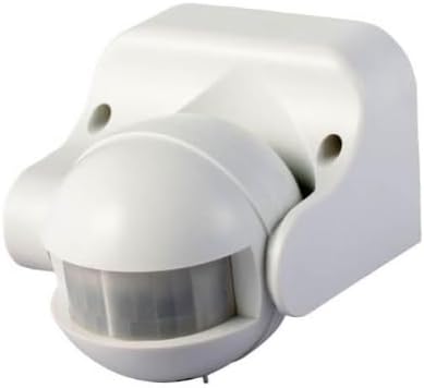 Sensore di Movimento PIR Infrarossi Crepuscolare 180° | Rilevamento fino a 12m, Attivazione Automatica Luce