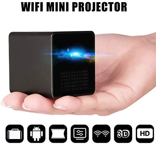 Mini cubo proiettore dlp hd 1080p home cinema proiettori senza fili portatile wifi