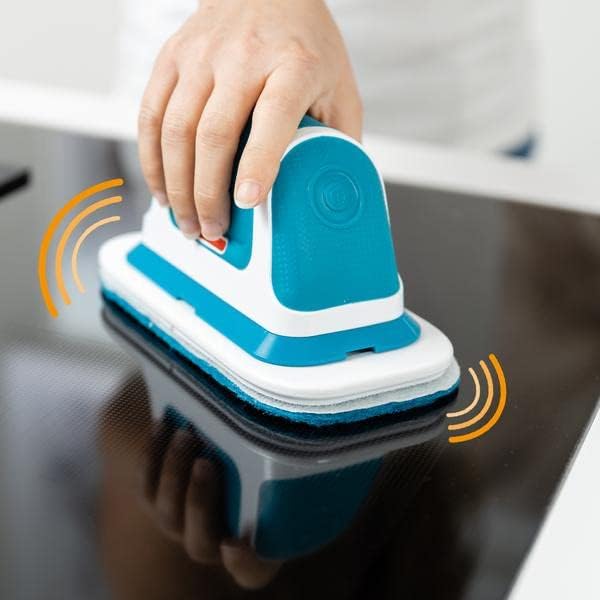 Livington MultiScrubber – Lavapavimenti Elettrico Ricaricabile 2 in 1 per Pulire, Strofinare e Lucidare Senza Fatica