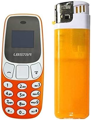 Mini Telefono Cellulare Tascabile L8star BM10 - Dual SIM arancio