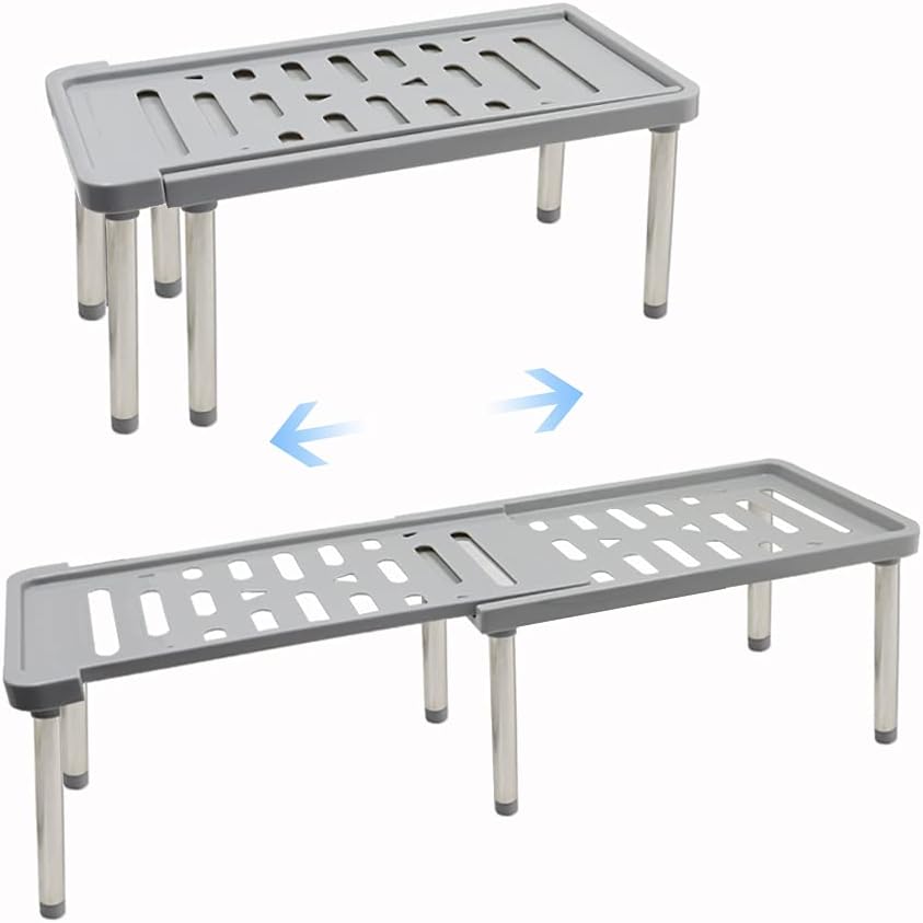 Scaffale espandibile per armadietti da cucina organizer da cucina portaspezie a scomparsa per bagno piano di lavoro dispensa