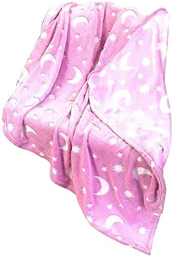 Coperta Magica per bambini plaid in pile con stelle che si illuminano al buio morbida