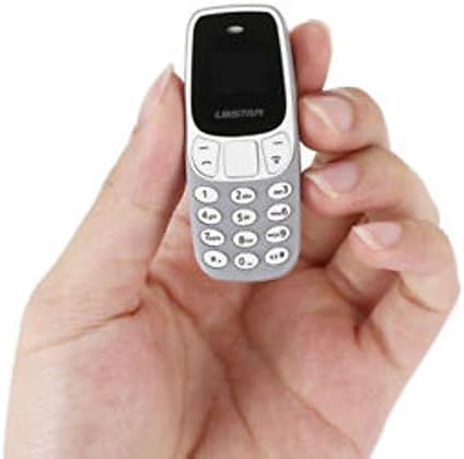 Mini Telefono Cellulare Tascabile L8star BM10 - Dual SIM grigio