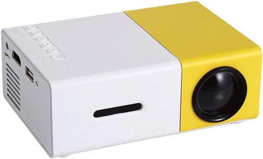 Mini Proiettore Portatile a Colori LED LCD - Proiettore Video TV, Film, Giochi 1080P per film, dimostrazioni, home theater - Compatibile con smartphone, for iPad, TV, laptop