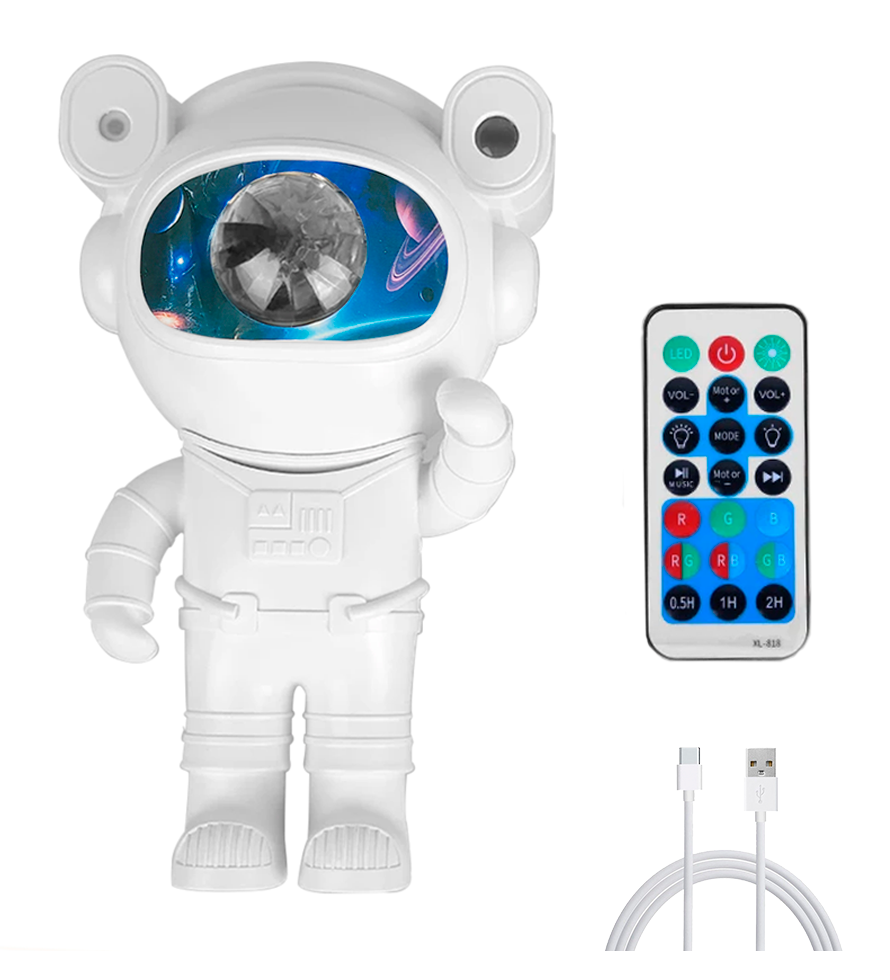 Lampada astronauta lampada proiettore stellato galassia con telecomando