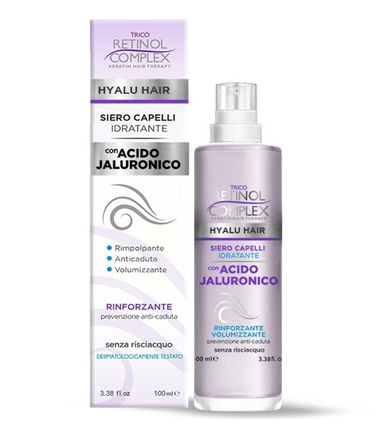 Retinol Complex Siero Capelli Idratante con Acido Ialuronico 100ml