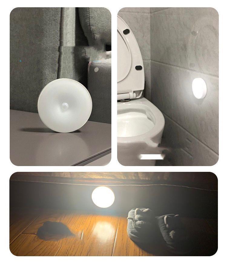 Luce sensore di movimento notte wireless armadio alimentato a batteria