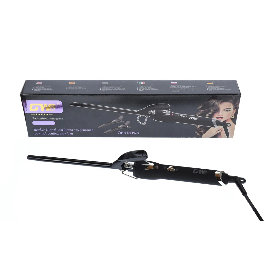 Ferro  arricciacapelli professionale GW-7648 piastra arricciacapelli