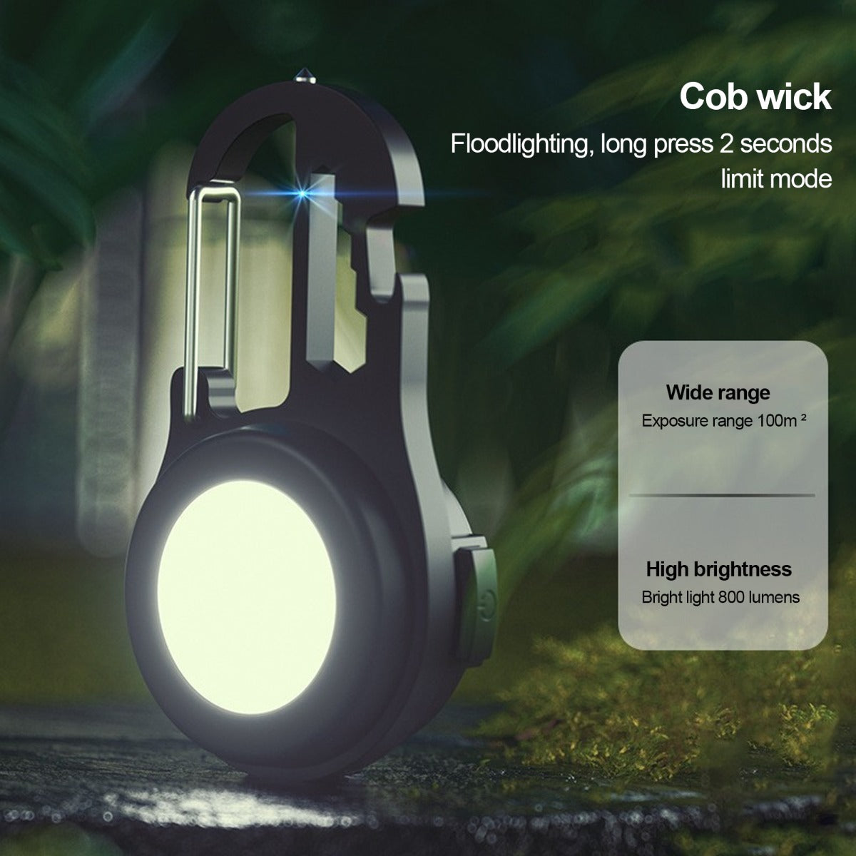 Mini torcia elettrica usb mini portachiavi luce fondo magnetico mini torcia led manico rotante impermeabile alta luminosità
