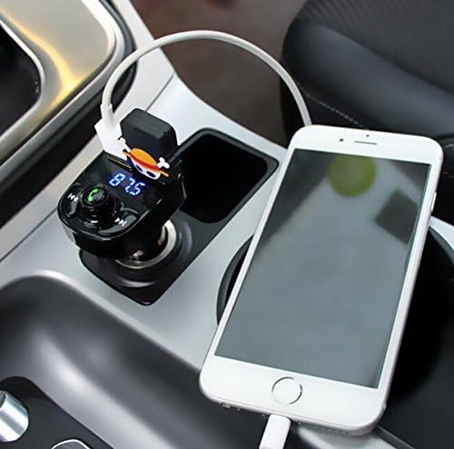 Trasmettitore FM Vivavoce Wireless per Auto Q-C66 con Caricatore Doppio USB
