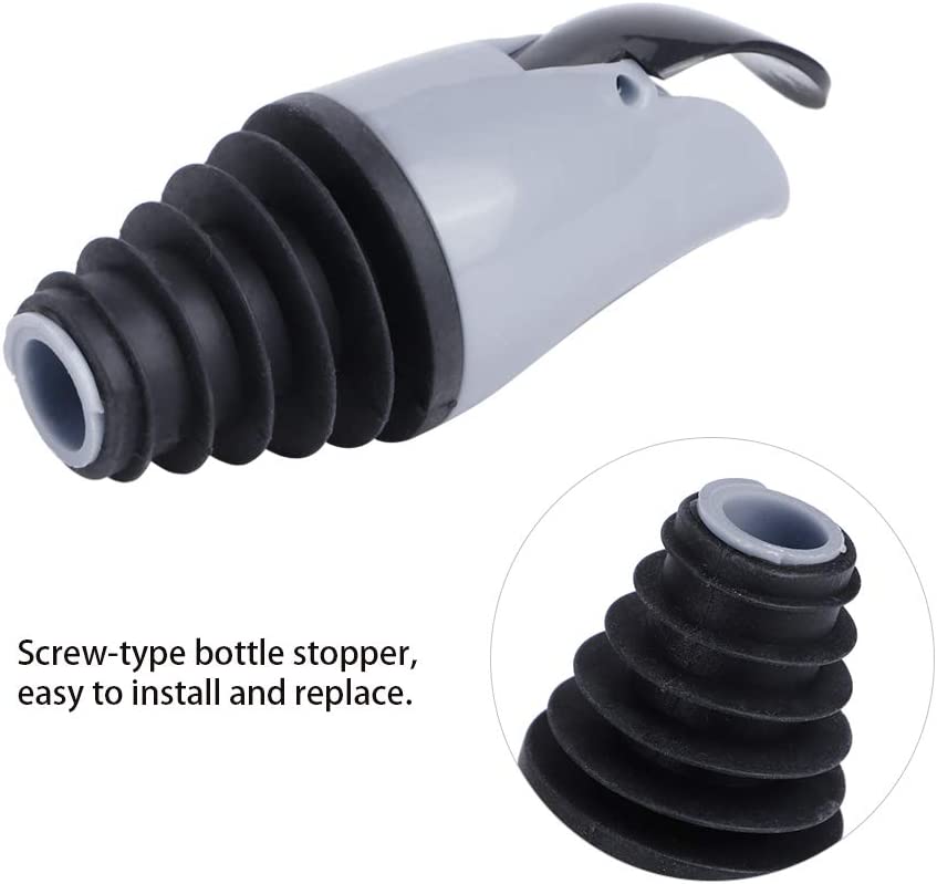 Tappo erogatore per bottiglie versatore per bottiglie in silicone e ABS beccuccio olio tappo dosatore per rum whisky