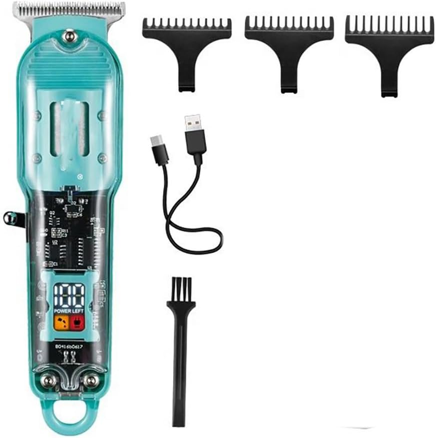 Tagliacapelli Professionale Uomo – Rasoio Elettrico per Capelli e Barba, Impermeabile con Batteria a Lunga Durata