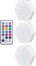 Lampada da parete a led esagonale rgb remoto control night light
