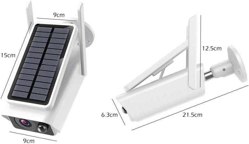 Telecamera di Sorveglianza Wireless Esterno con Alimentazione Solare, 4MP, Visione Notturna a Colori e Rilevamento Movimento PIR