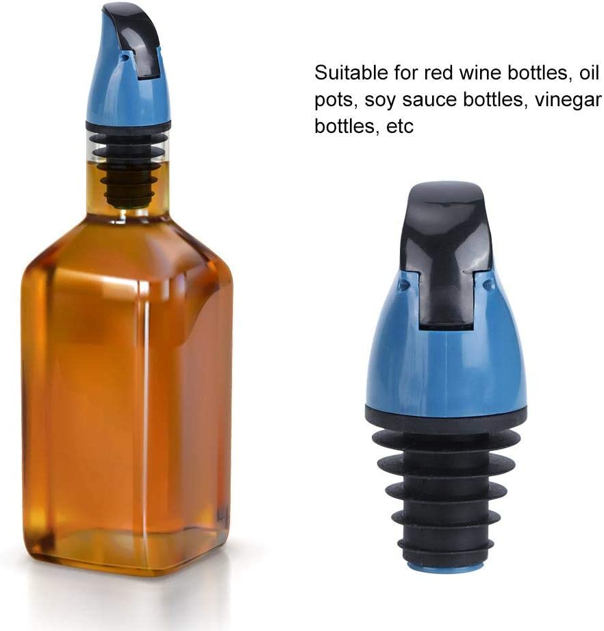 Tappo erogatore per bottiglie versatore per bottiglie in silicone e ABS beccuccio olio tappo dosatore per rum whisky