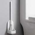 Scopino WC in Silicone con Design a Mazza da Golf | Setola Flessibile TPR, Asciugatura Rapida e Supporto Antigoccia