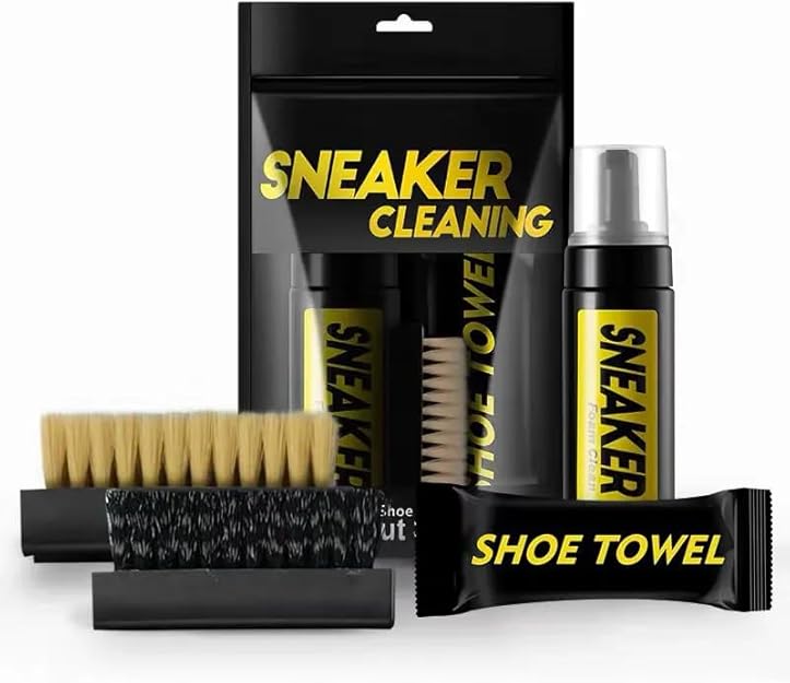 Kit Pulizia Scarpe: Schiuma Detergente Senza Acqua