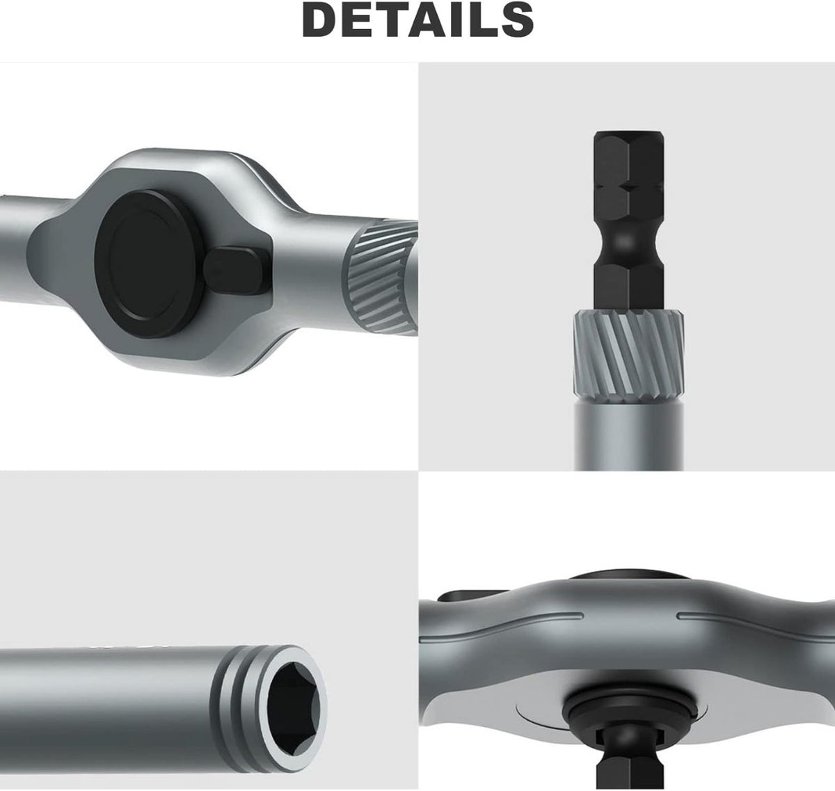 24 in 1 Magnetic Screwdriver Set Cacciaviti Multifunzionale con Manico a Cricchetto Rimovibile