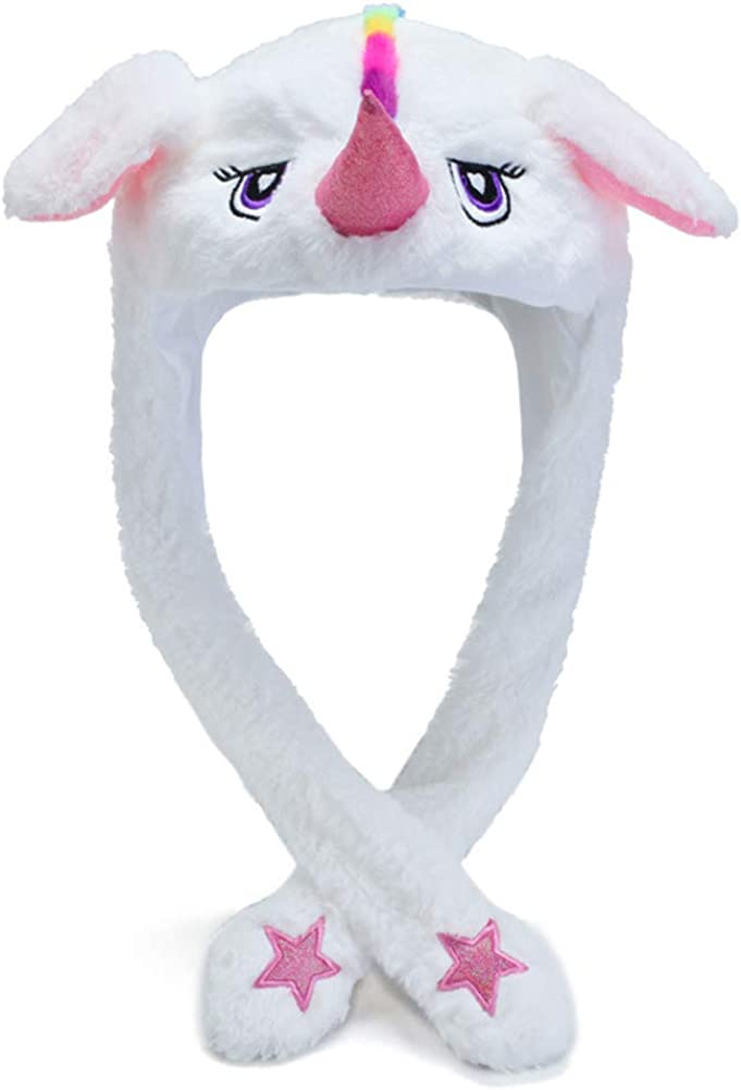 Cappello che si illumina per bambini peluche che salta cappello luminoso
