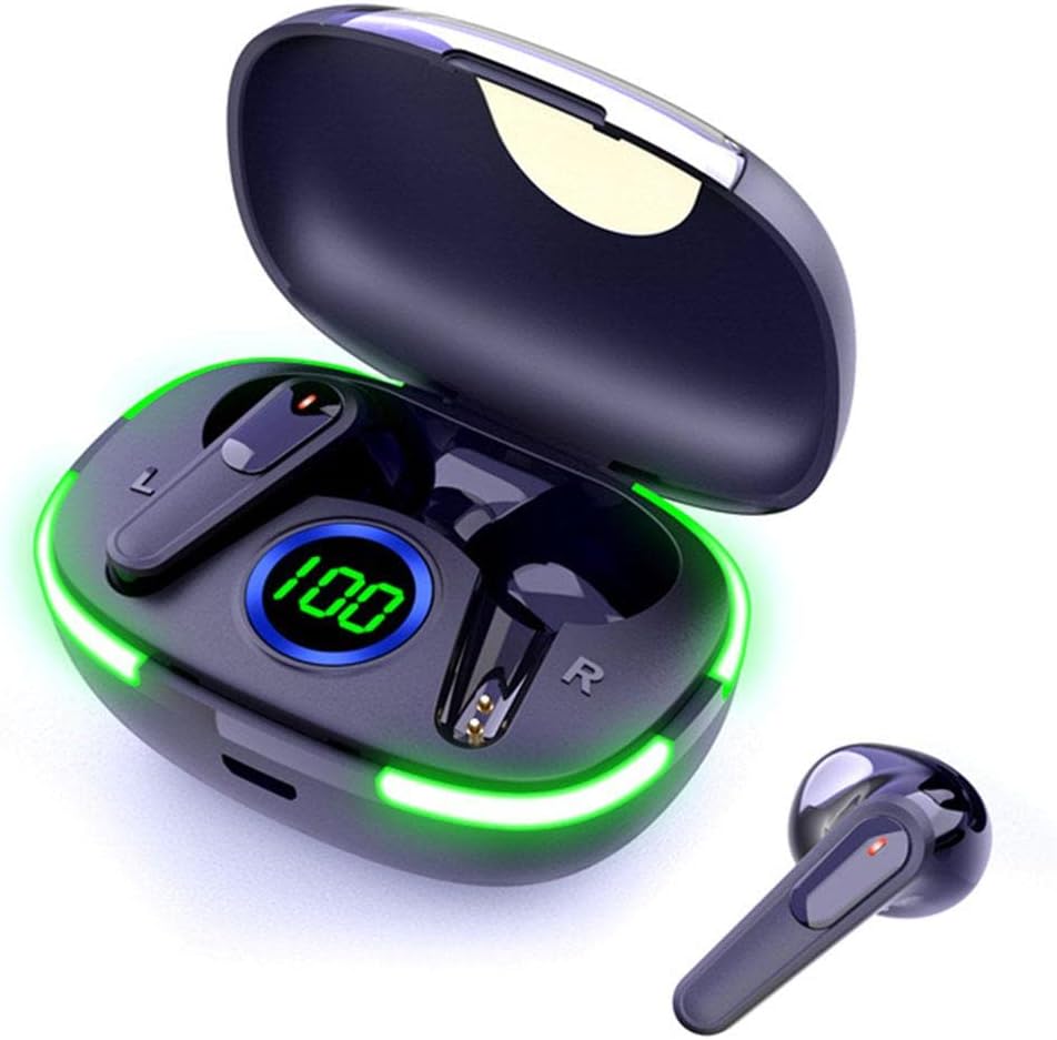 Pro 80 pro auricolari bluetooth cuffie senza fili display a led sport con microfono auricolari senza fili bluetooth