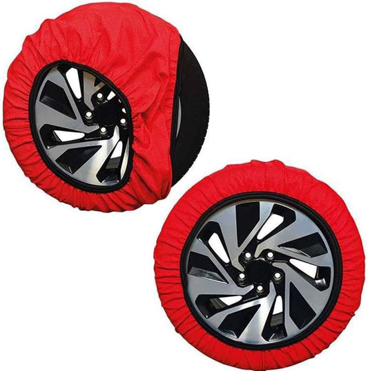 Calze da Neve SIze L per Pneumatici - Set di 2 Pezzi Omologate EN 16662-1