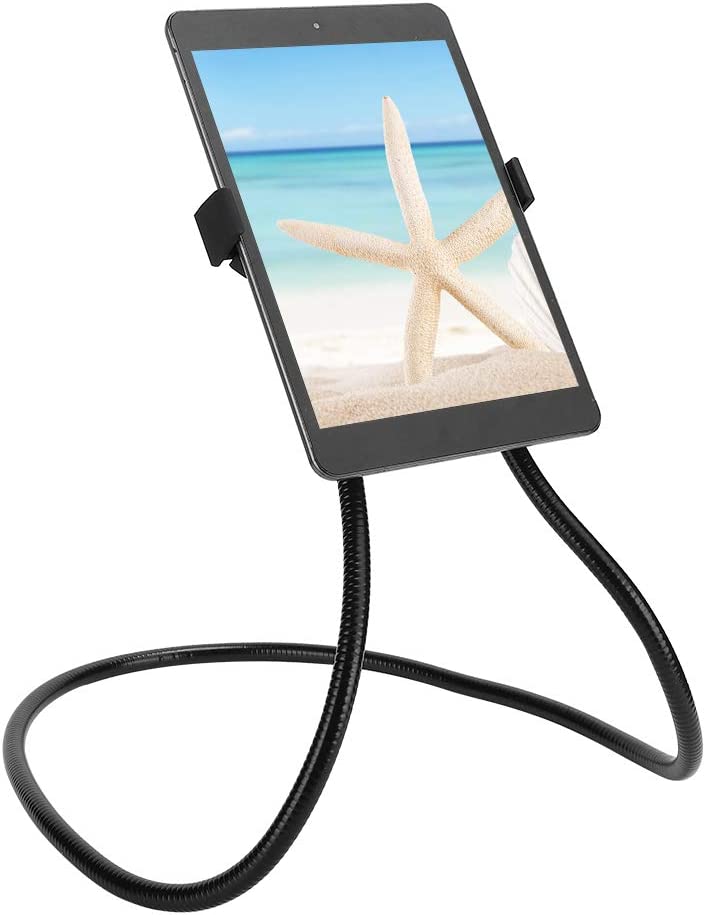 Supporto flessibile per collo lungo supporto per telefono da letto per tablet da esterno compatibile con smartphone da 4,5-7,48 pollici e tablet da 4,5-7,48 pollici