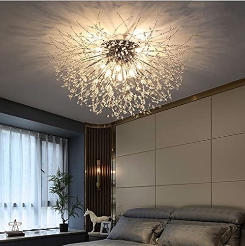 Lampadario moderno con dente di leone in cristallo  PN-13A per il soffitto delle vostre camere