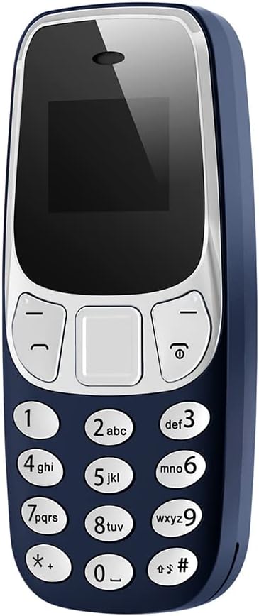 Mini Telefono Cellulare Tascabile L8star BM10 - Dual SIM blu