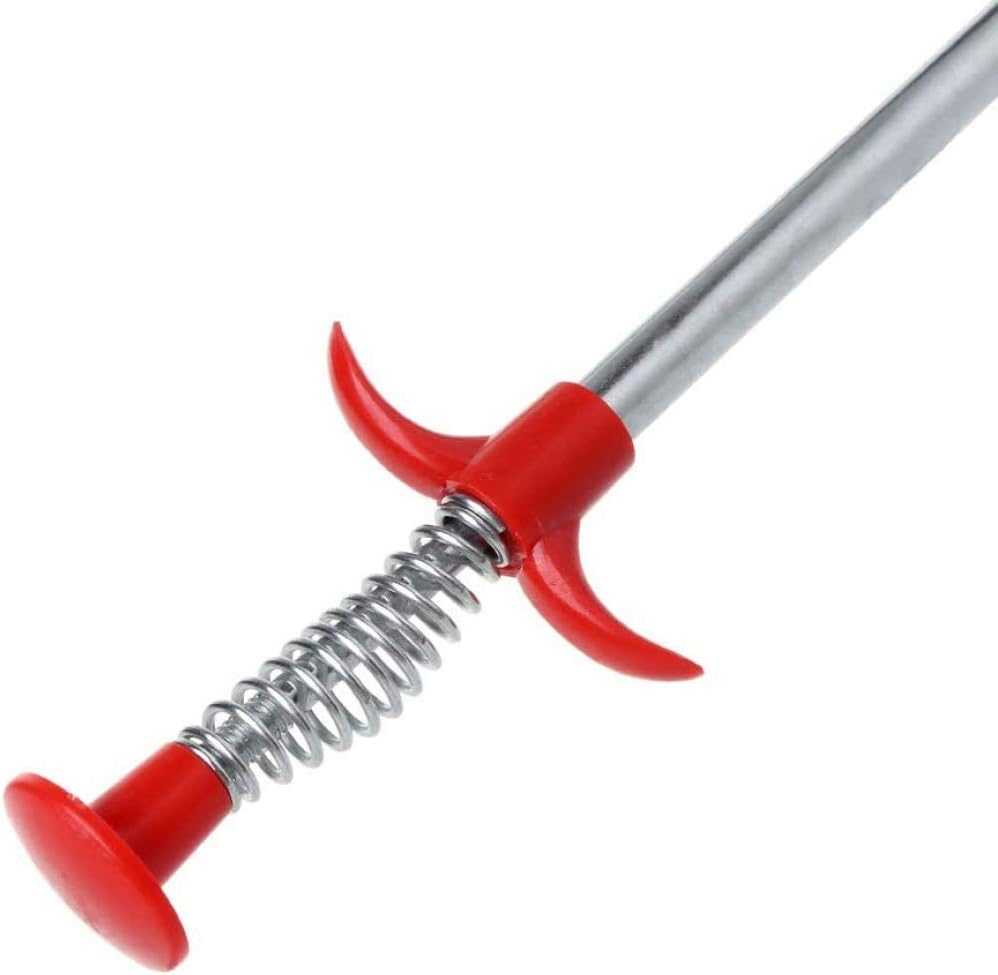 Sonda sgombra tubi flessibile cm 60 con pinza a molla