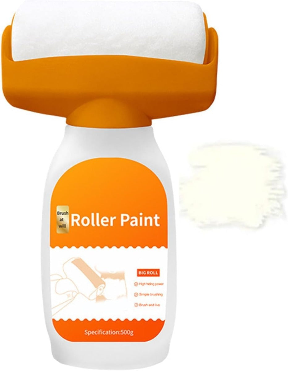Rullo Pittura Kit di Riparazione per Pareti – Strumento Multiuso per Fissaggio, Verniciatura e Rattoppo con Pennello Incluso